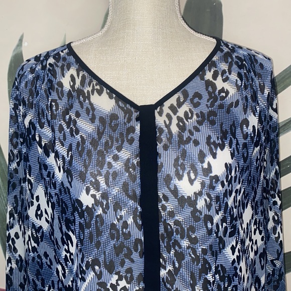 CAbi 977 Leopard Print Button Down Blouse - Picture 5 of 12